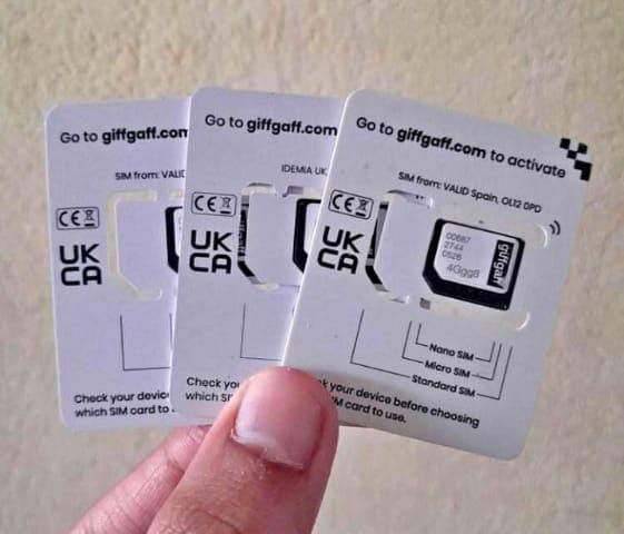 Giff Gaff UK  SIM CARD IN PAKISTAN